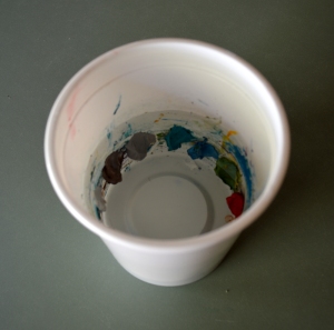Paint in cup 2